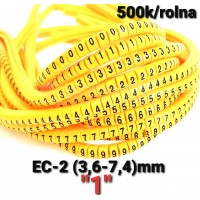  Oznake za provodnike EC-2 3,6mm2-7,4mm2, "1"